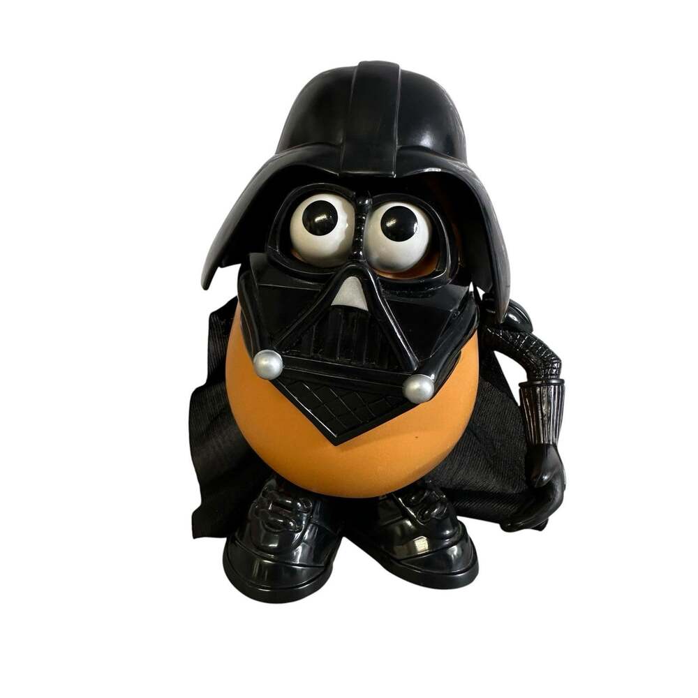 Mr Potato Head Darth Vader 1985 Star Wars Playskool Disney Hasbro Incomplete